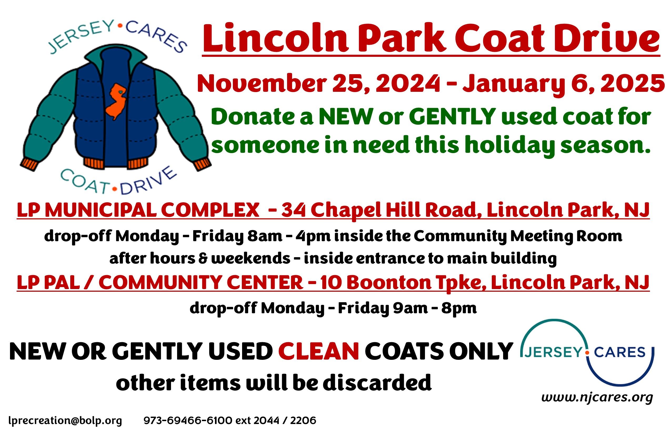 coat drive FLYER